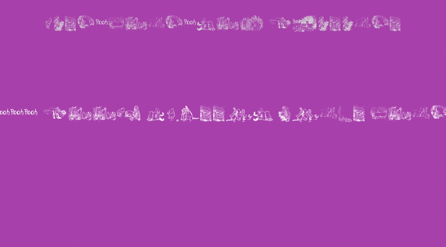 001 Pooh Classic Dings Font