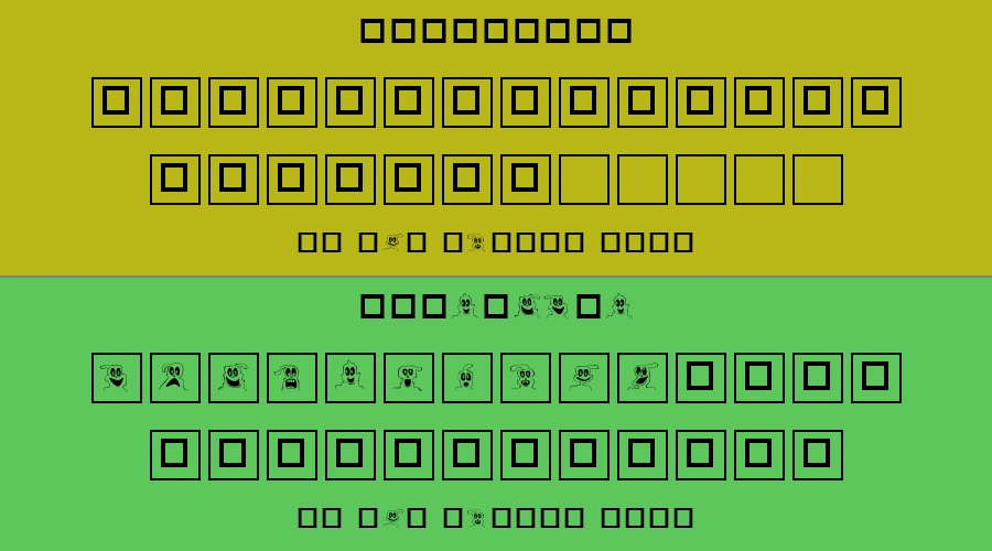 10 Lil Ghosts Font Preview