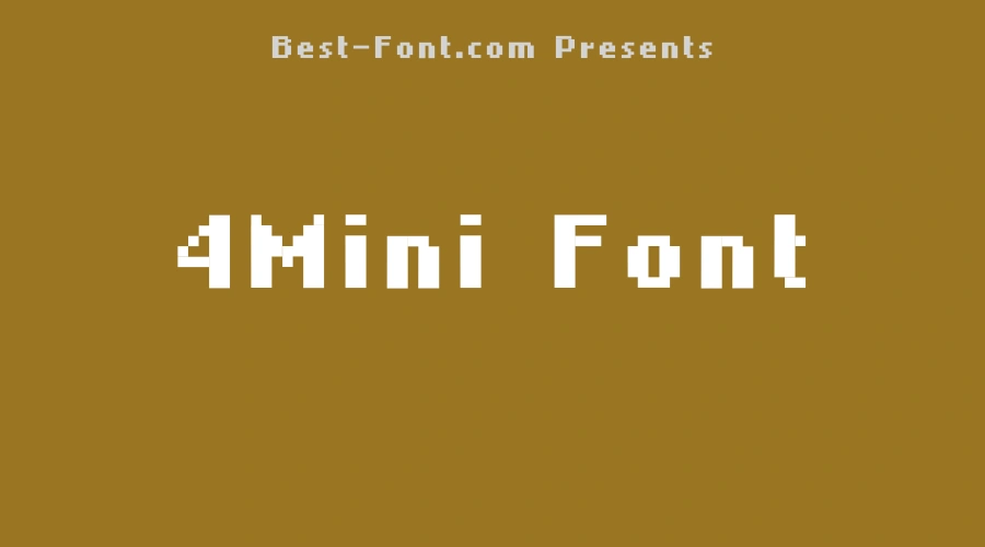 4Mini Font
