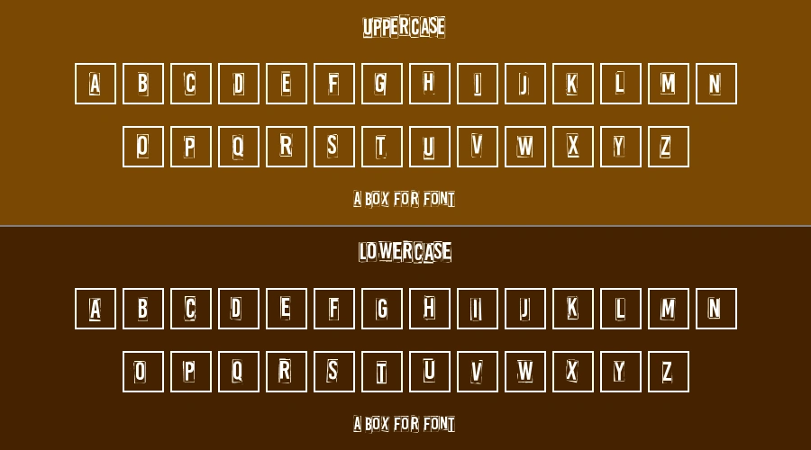 A Box For Font Preview