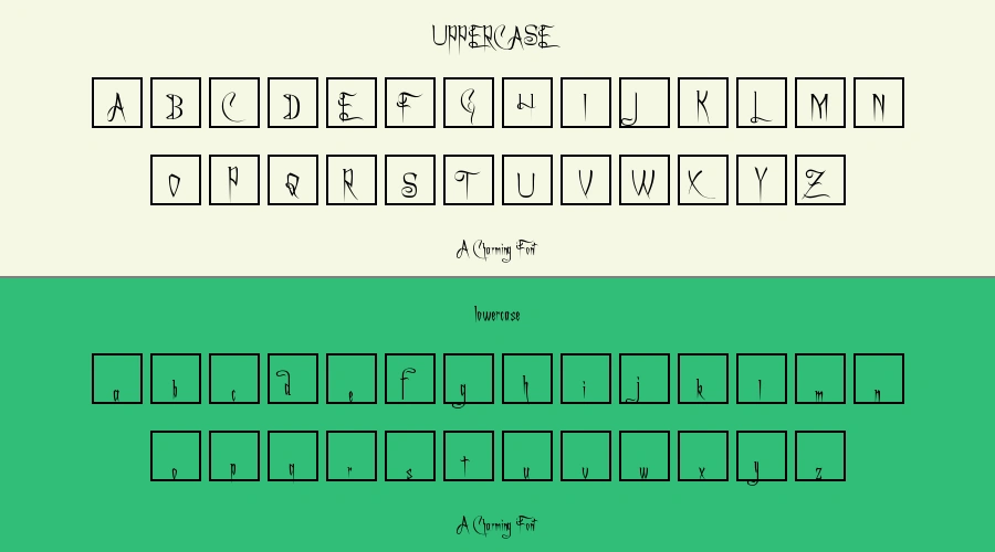 A Charming Font Preview