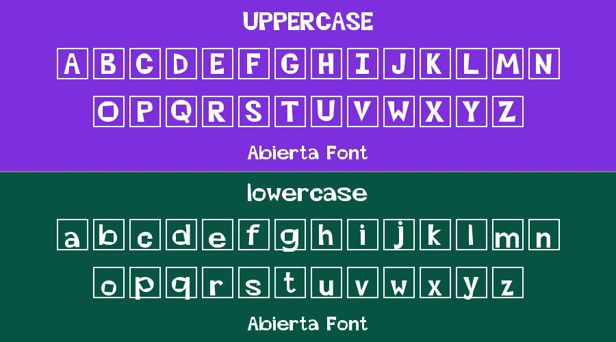 Abierta Font Preview