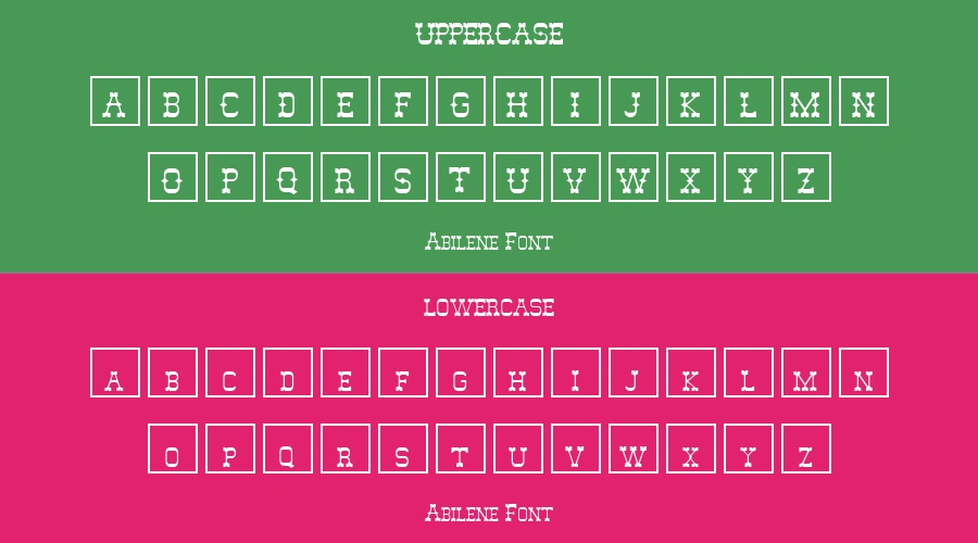 Abilene Font Preview