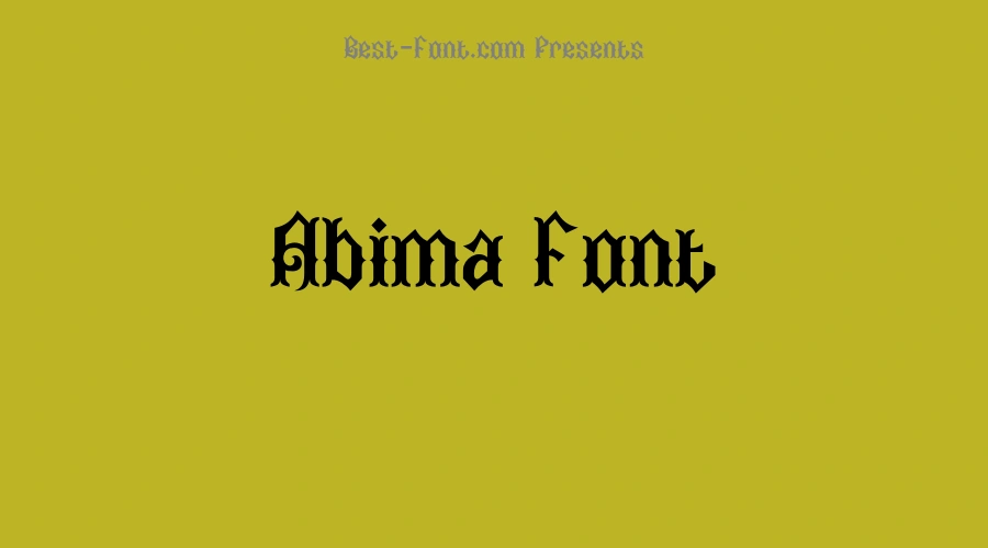 Abima Font