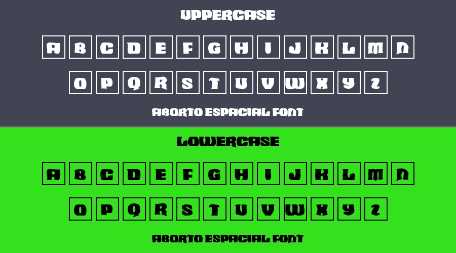 Aborto Espacial Font Preview