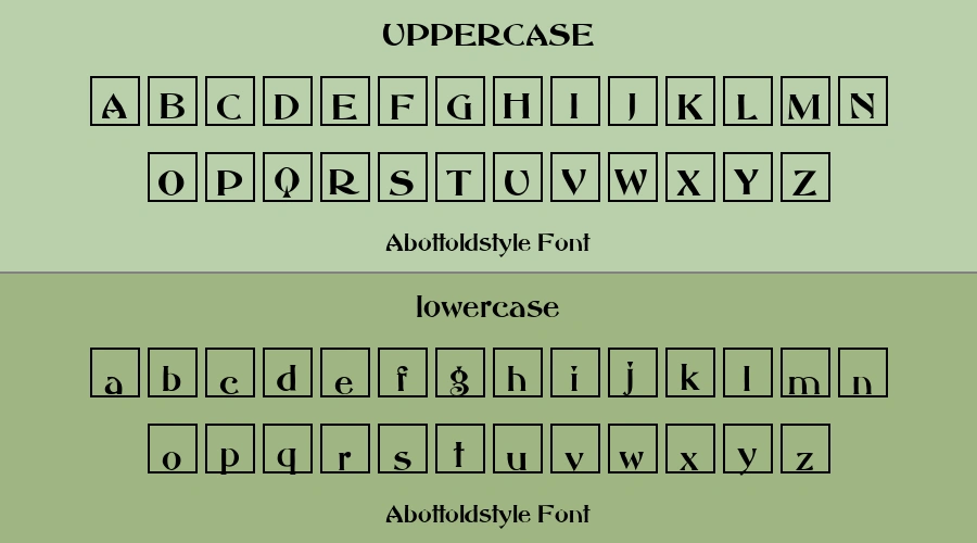 Abottoldstyle Font Preview
