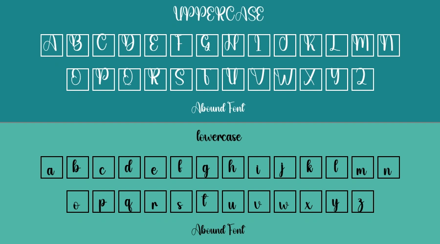 Abound Font Preview