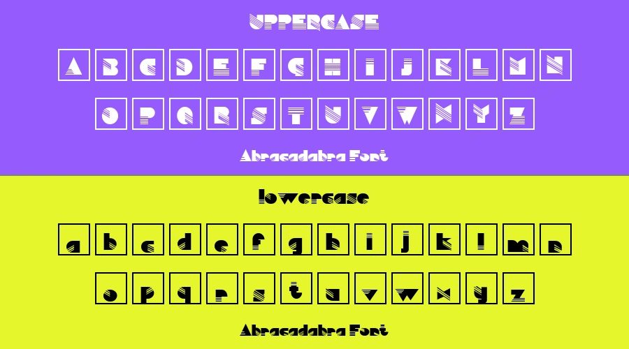 Abracadabra Font Preview
