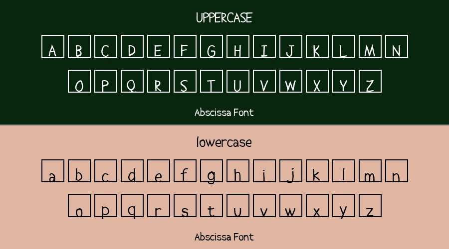 Abscissa Font Preview