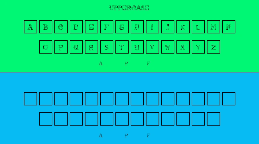 Abusive Pencil Font Preview