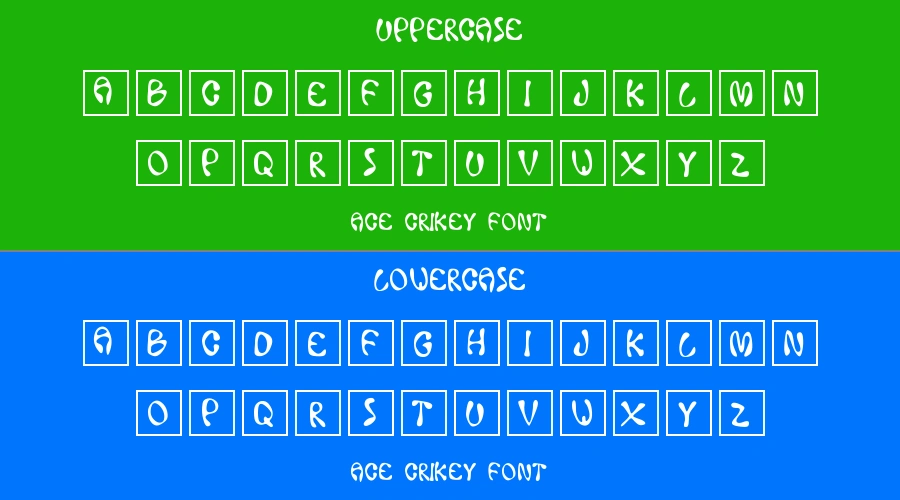 Ace Crikey Font Preview