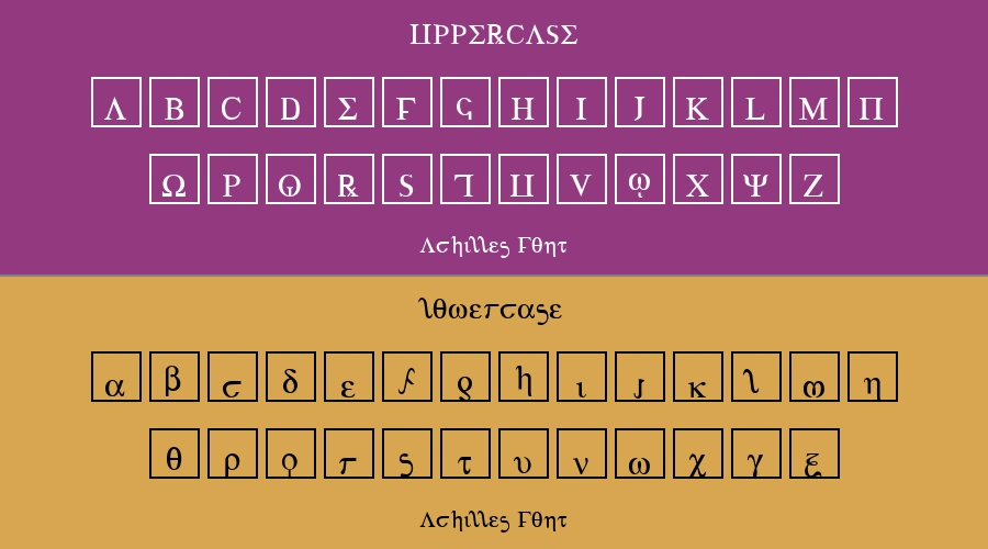 Achilles Font Preview