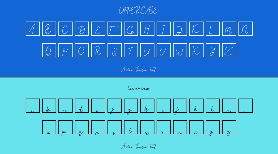 Acilla Tristan Font Preview