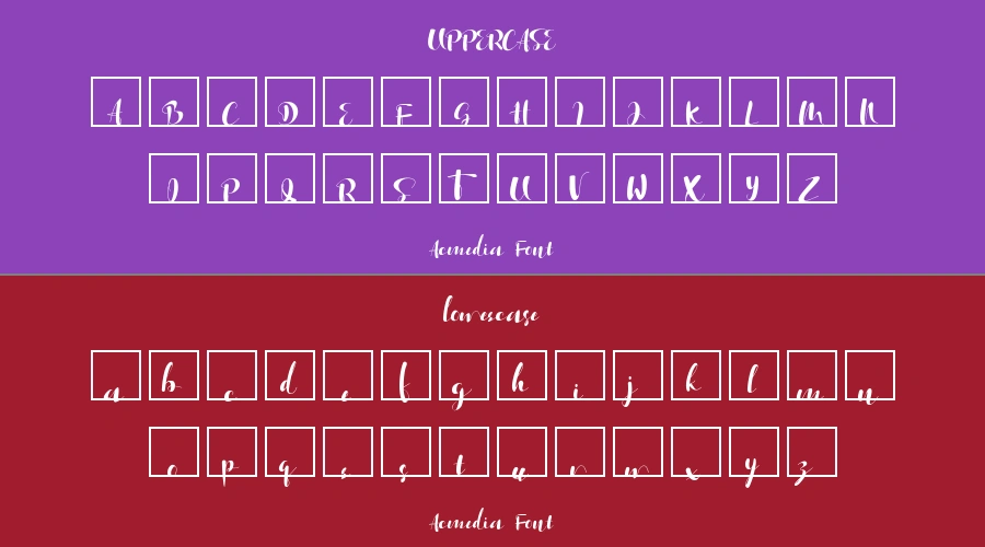 Acmedia Font Preview