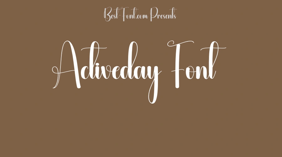 Activeday Font