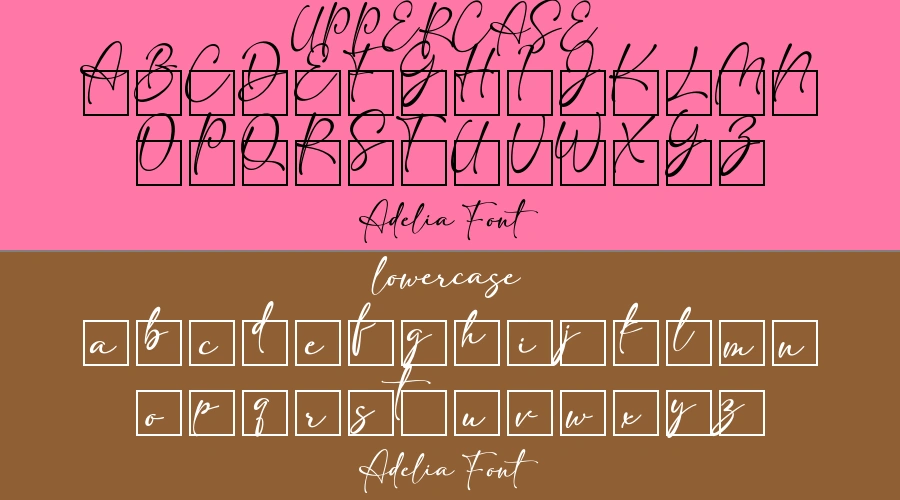 Adelia Font Preview