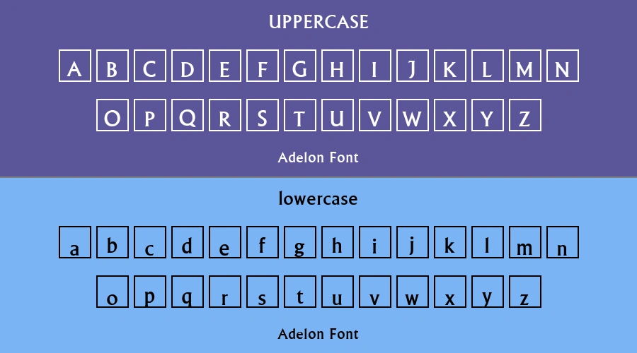 Adelon Font Preview