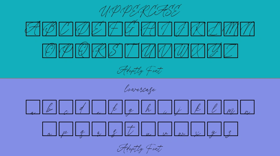 Adeptly Font Preview