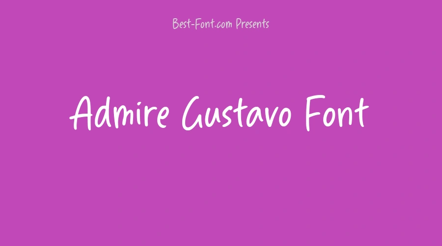 Admire Gustavo Font