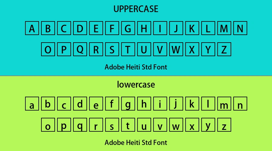 Adobe Heiti Std Font Preview