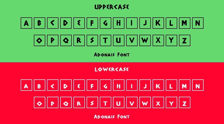 Adonais Font Preview