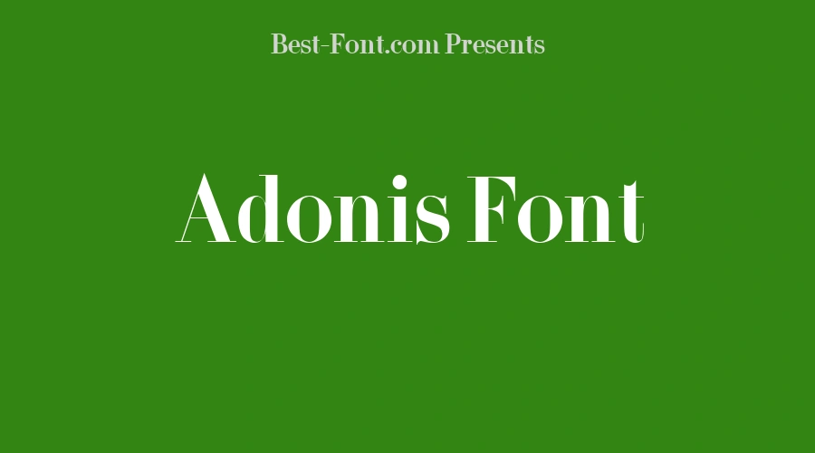 Adonis Font