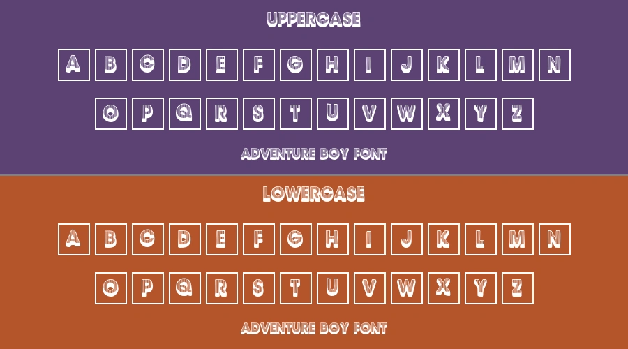 Adventure Boy Font Preview