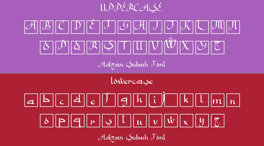 Adzan Subuh Font Preview