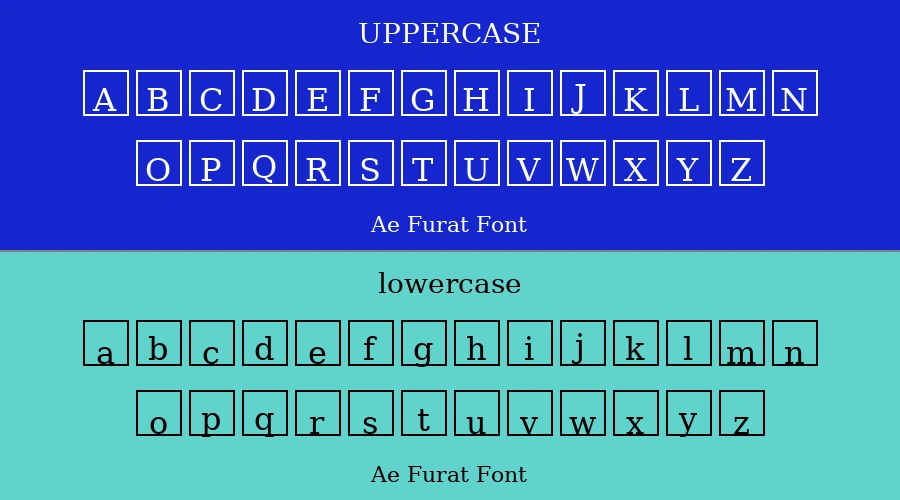 Ae Furat Font Preview
