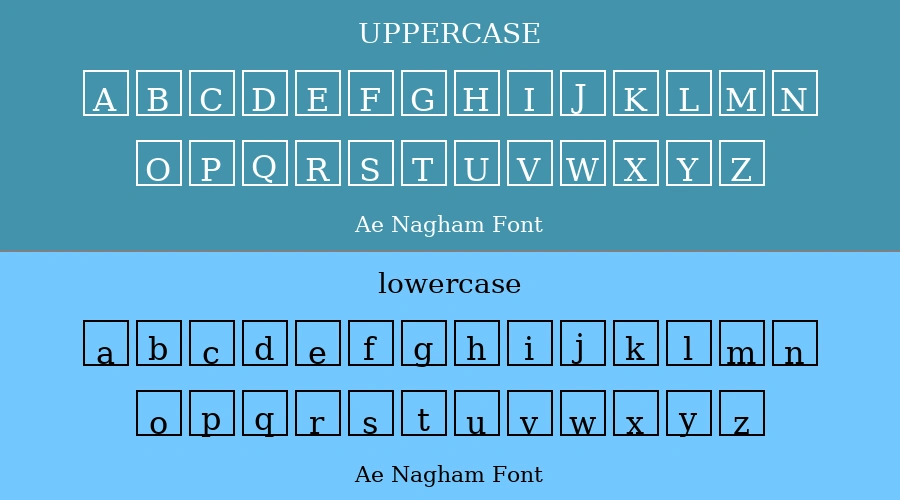 Ae Nagham Font Preview