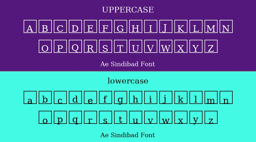 Ae Sindibad Font Preview