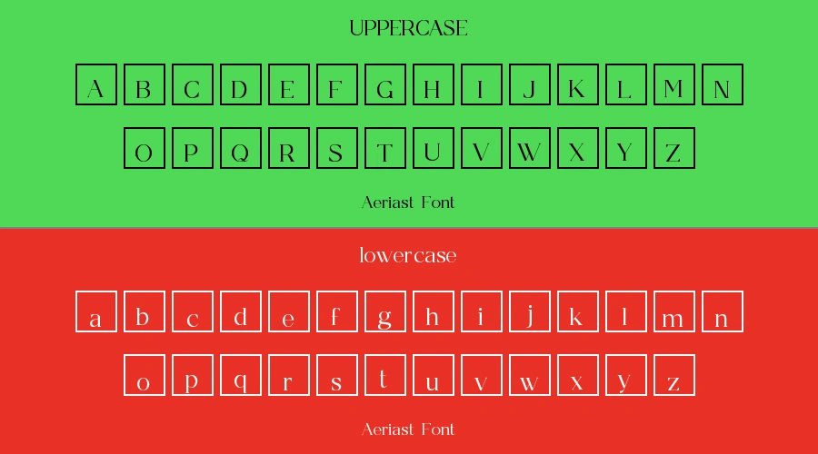 Aeriast Font Preview