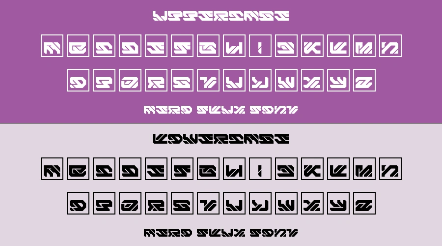 Aero Flux Font Preview