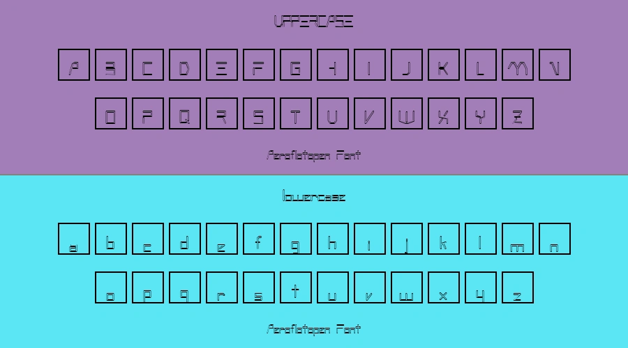Aeroflotopen Font Preview