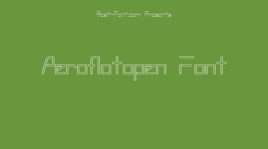 Aeroflotopen Font