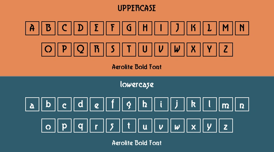 Aerolite Bold Font Preview