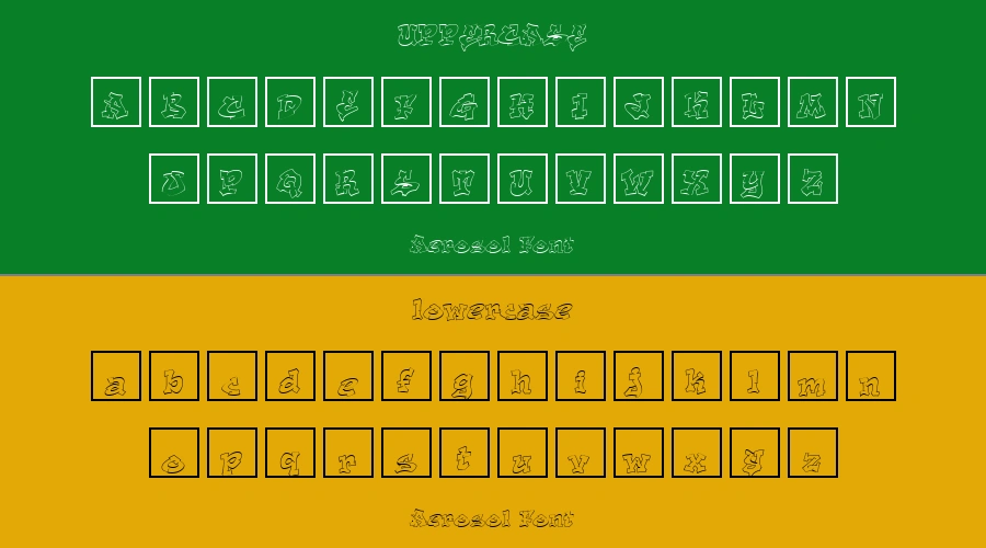 Aerosol Font Preview