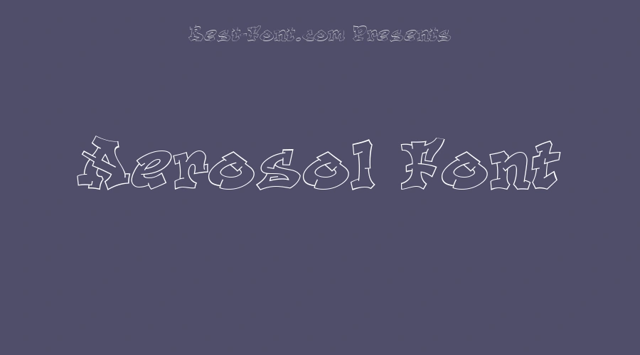 Aerosol Font