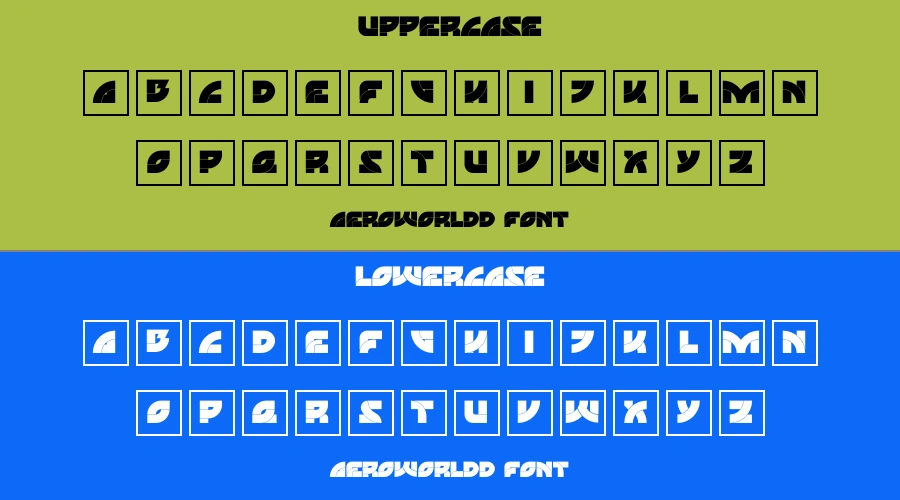 Aeroworldd Font Preview
