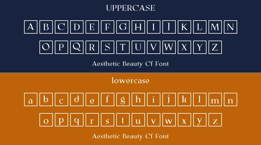 Aesthetic Beauty Cf Font Preview
