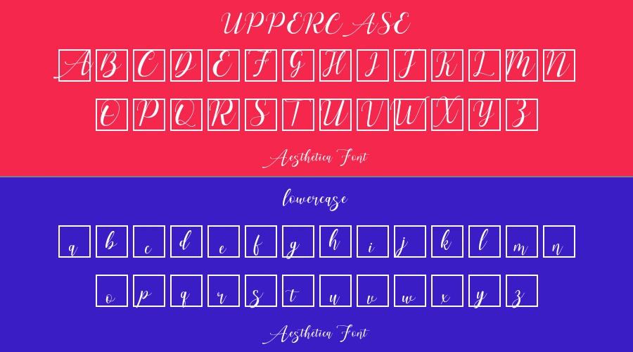 Aesthetica Font Preview
