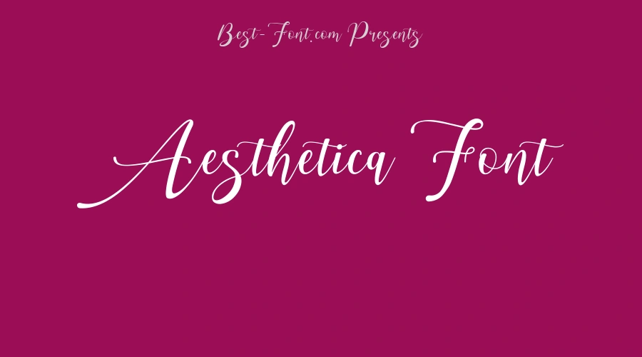 Aesthetica Font