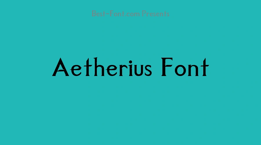 Aetherius Font