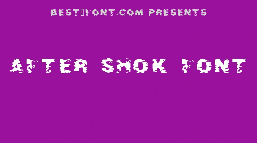 After Shok Font