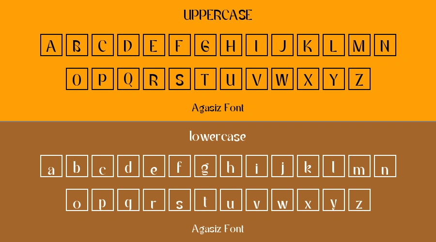 Agasiz Font Preview