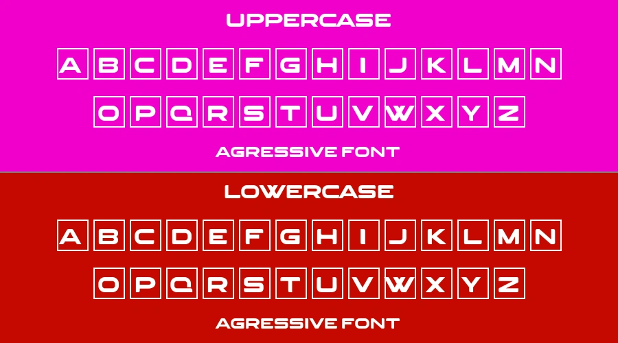 Agressive Font Preview