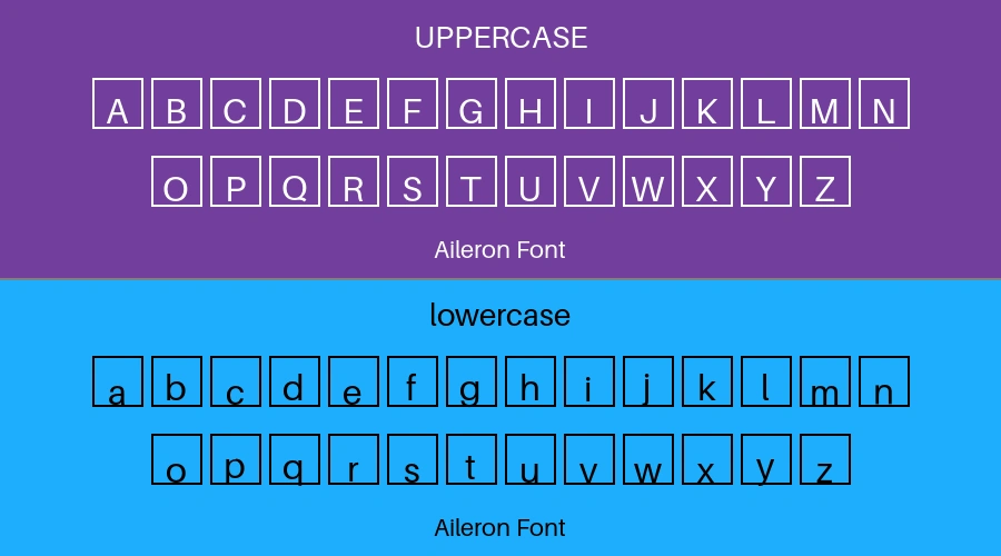 Aileron Font Preview