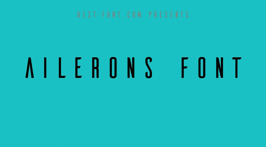 Ailerons Font
