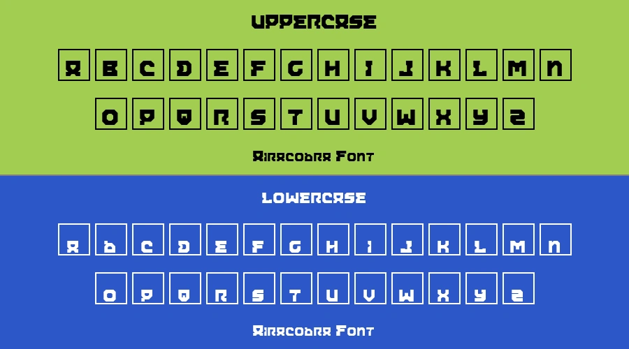 Airacobra Font Preview