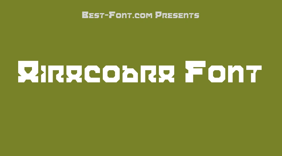 Airacobra Font